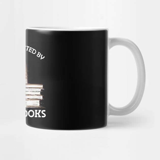 Easily Distracted By Cats And Books by The WYLD Tribe